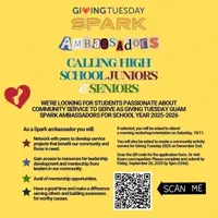 Want to be a Giving Tuesday Spark Ambassador? Apply now for School Year 2025-2026