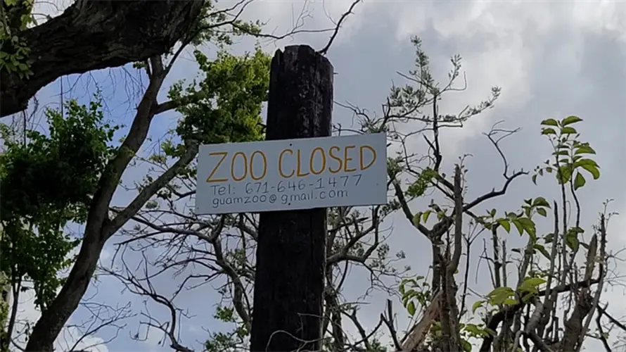 Guam Zoo closed due to substantial typhoon damages; community support sought