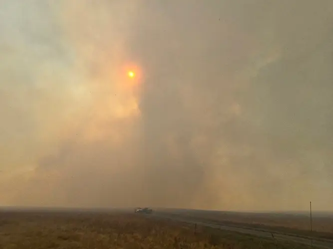 White River area fire grows to four miles wide, evacuations underway